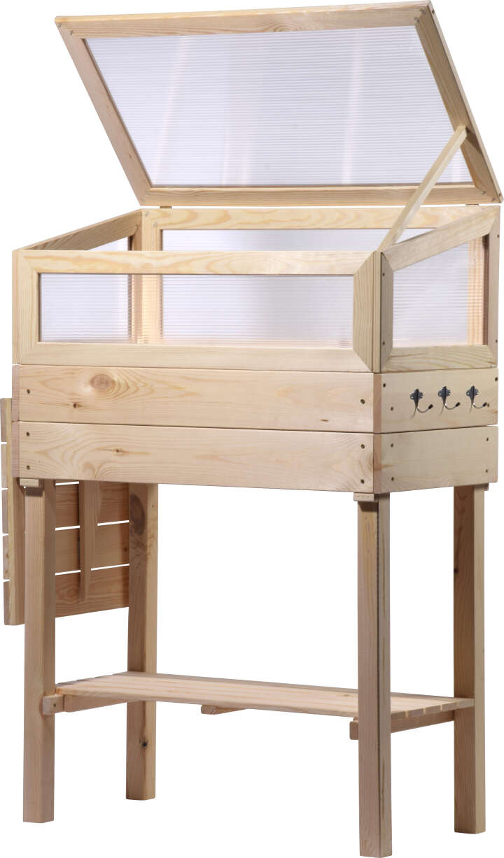 dobar Erhöhtes Frühbeet mit Tisch & Haken